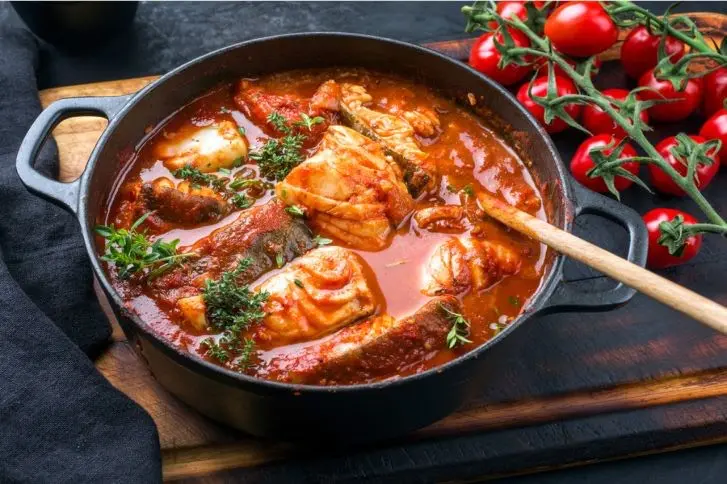 Fillet Casserole With Sauce